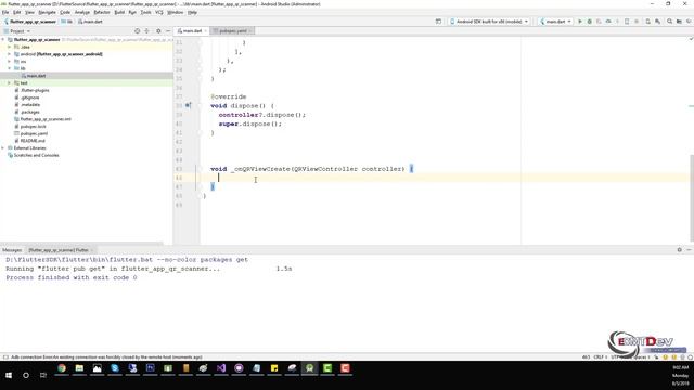 Flutter Development Tutorial - QR Scanner