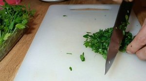 Тёплый салат с грибами и сладким перцем ?