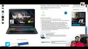 RTX 3060 Acer Predator Helios 300 Coming Soon? Price? Launch Date?