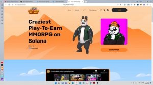 Crazy Panda Village NFT игра / Заминтил NFT панду / Новая НФТ игра /   перспективные nft игры