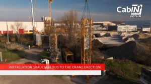 Внутренний мачтовый подъемник Potain Cab-IN для башенных кранов