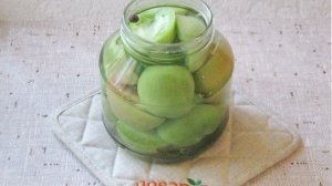 Зеленые помидоры на зиму без уксуса