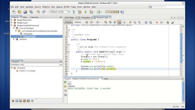 Materi OOP - Protected смотреть онлайн