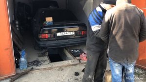 Замена подвесного подшипника карданного вала на на Ford Sierra
