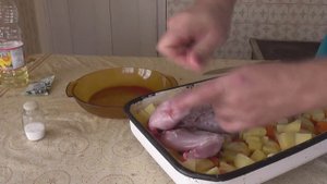 Фаршированный кролик. Рецепт «Кролик, запеченный  в духовке»