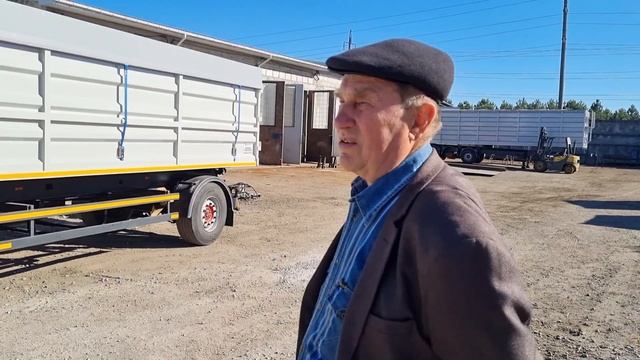 Изготовление и переоборудование прицепа самосвала. Прицеп самосвал с выгрузкой на бок. смотреть онлайн