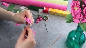 МАТТИОЛА. Цветы из гофрированной бумаги своими руками.