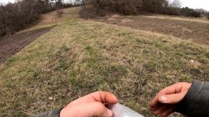 Карбамид мочевины по траве. Urea  on the grass.