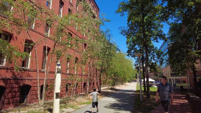 [4K] Walking around Harvard University (natural sounds) смотреть онлайн