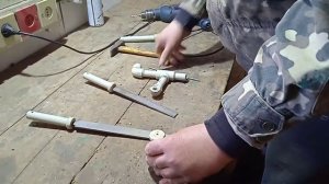 Ручка для напильника з ПВХ труби
