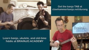 Clawhammer Banjo, Fiddle, and Uke jam: "Durang's Hornpipe"