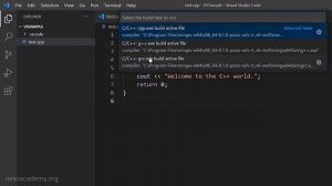 Compiling & Executing C++ Programs (VS Code)