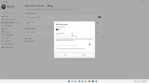 Настройка прокси в Windows 11