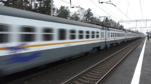 Электропоезд ЭД4М-0500 (ЦППК) скоростной пригородный поезд "РЭКС-экспресс" №7172 Москва - Крутое.