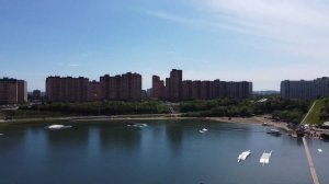 Дзержинский карьер с высоты птичьего полёта