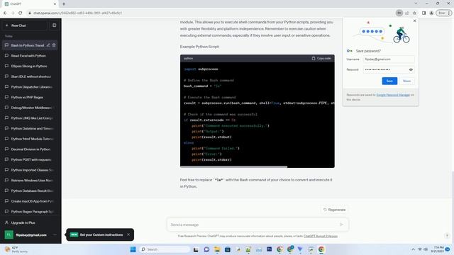 How to express this Bash command in pure Python