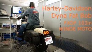 Настройка Harley Davidson Dyna Fat Bob от WINDE.RU