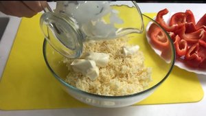 Лучшая закуска ПЕРЕЦ фаршированный сыром и чесноком. Рецепт.