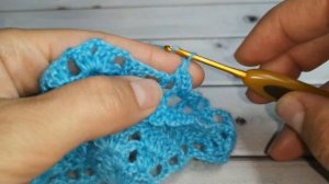 Необычный узор для шали и бактуса🍁Crochet shawl🍁