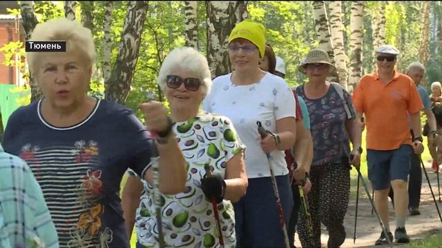 Тюменские пенсионеры проводят "Лето на даче с физкультурой" смотреть онлайн