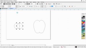 How To Make "APPLE" Logo In CorelDraw..