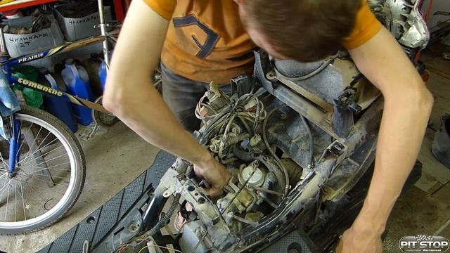 Новый китайский мопед. Сломался. смотреть онлайн