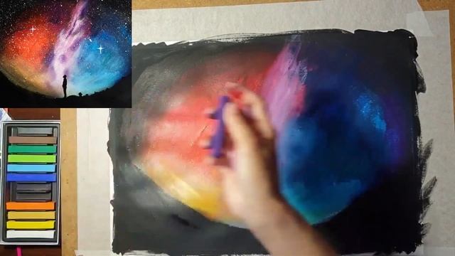 Урок рисования: звездное небо смотреть онлайн