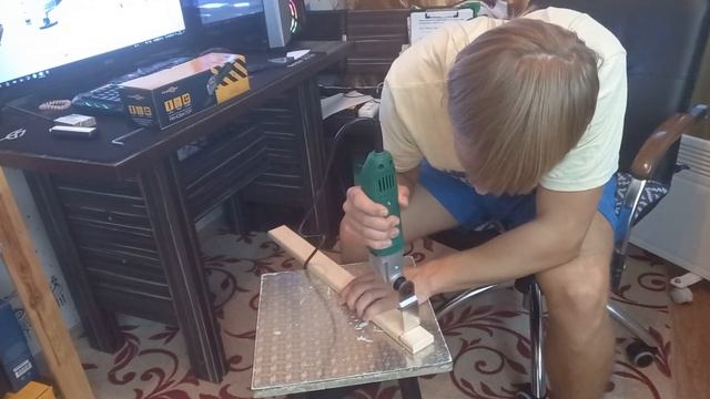 вырезаем шип реноватором