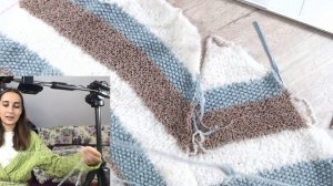 Реглан снизу #10. Сшивание регланных линий и подрезов