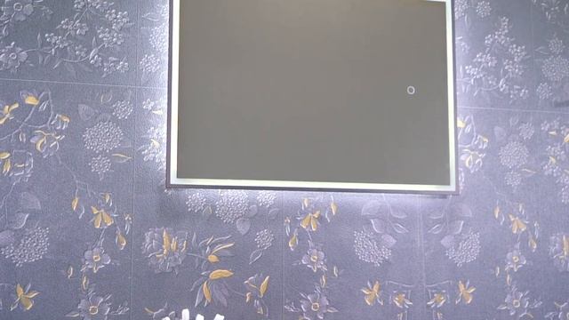 Прямоугольное зеркало с фронт-й LED подсветкой Wellsee 7 Rays Spectrum (горизонтальное размещение смотреть онлайн