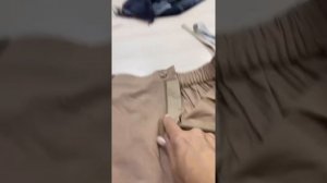 Видео-обзор как увеличить  в талии шорты,юбку,брюки,в данном случае на 5см