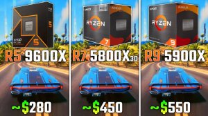 Ryzen 5 9600X - Ryzen 7 5800X3D - Ryzen 7 5900X | RTX 3090 Ti  | 6 игр | 2160p (4K)