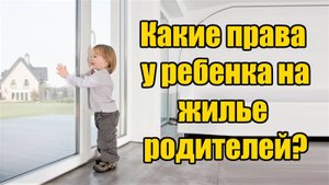 Права детей на жилье при разводе родителей в 2025 году