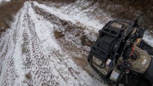 Теперь катаем на Стелс Леопард! Первые километры на новом квадре!