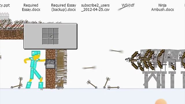 стикманы майнкрафт перевод на русский смотреть онлайн