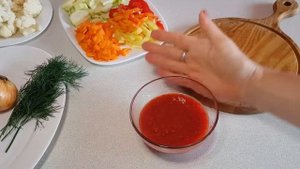 ОВОЩНОЕ РАГУ  с картофелем кабачками и цветной капустой