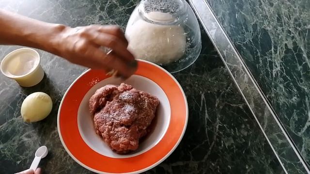 Перемячи с мясом. Татарская кухня.