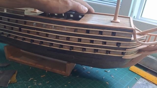 Building HMS Victory model from scratch смотреть онлайн