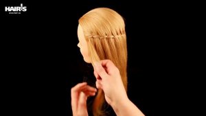 Плетение косы «Водопад» из двух прядей - видеоурок (мастер-класс) Hair’s How