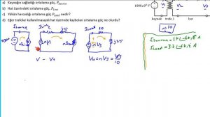İdeal Transformatör Soru Çözümü 2 | İletim hattındaki güç kayıpları trafo ile nasıl azaltılır?