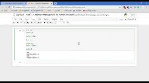Part-1_7. Memory Management For Python Variables