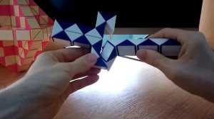 С РОЖДЕСТВОМ ХРИСТОВЫМ! Змейка Рубика (24 элемента)! Как собрать крест (cross) из змейки Рубика)