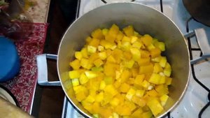 Рагу из тыквы и кабачка
