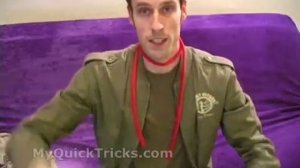 Фокус - Веревка проходит сквозь шею