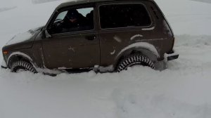 TLC200. НИВА 21214. Нива 2131 и компания...МНОГО СНЕГА!!