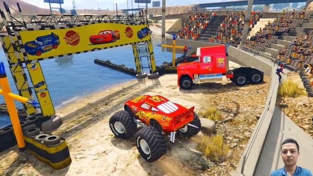 Mack Truck Hauler Vs Monster McQueen Truck Vs Lightning McQueen In GTA 5 Which Is Best?