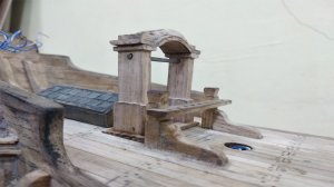 № 59 Сборка модели корабля Черная Жемчужина Изготовления платформы где весел судовой колокол РЫНД