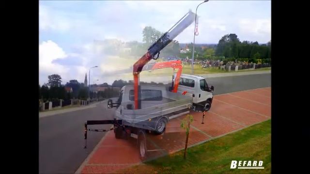 Dizalica 3 tone po vozilu Iveco Daily www.befard.pl Hiab смотреть онлайн
