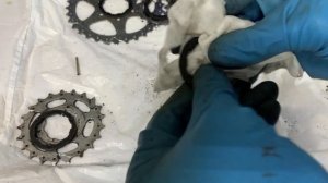 Чистка кассеты на велосипеде #ремонт_велосипедов #велоремонт #велосервис #вело