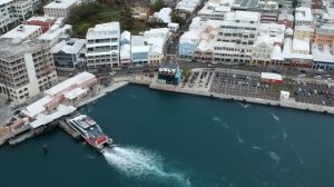 Drone Flight: Hamilton, Bermuda